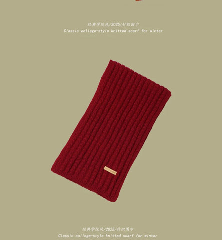 Chunky Rib-Knit Scarf