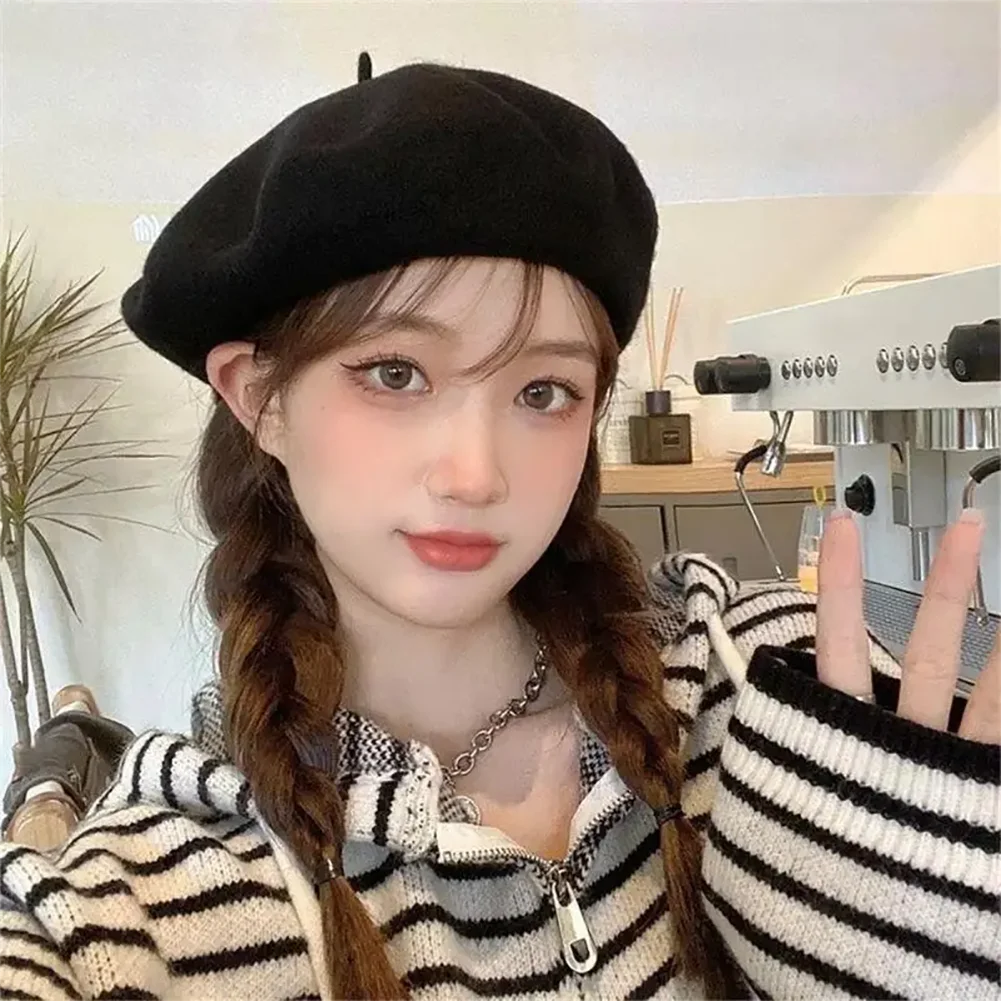 Wool-Blend French Beret
