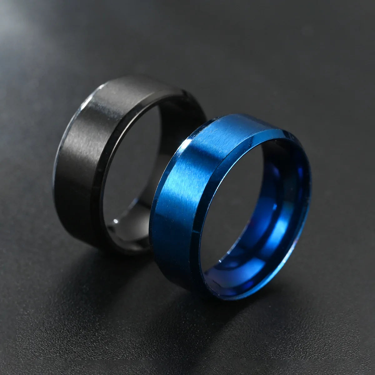 Brushed Steel Band Ring