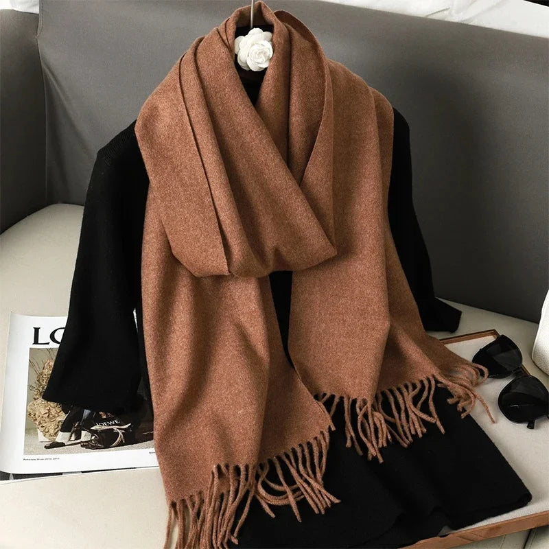 Soft Solid Winter Scarf