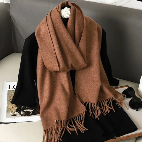 Soft Solid Winter Scarf