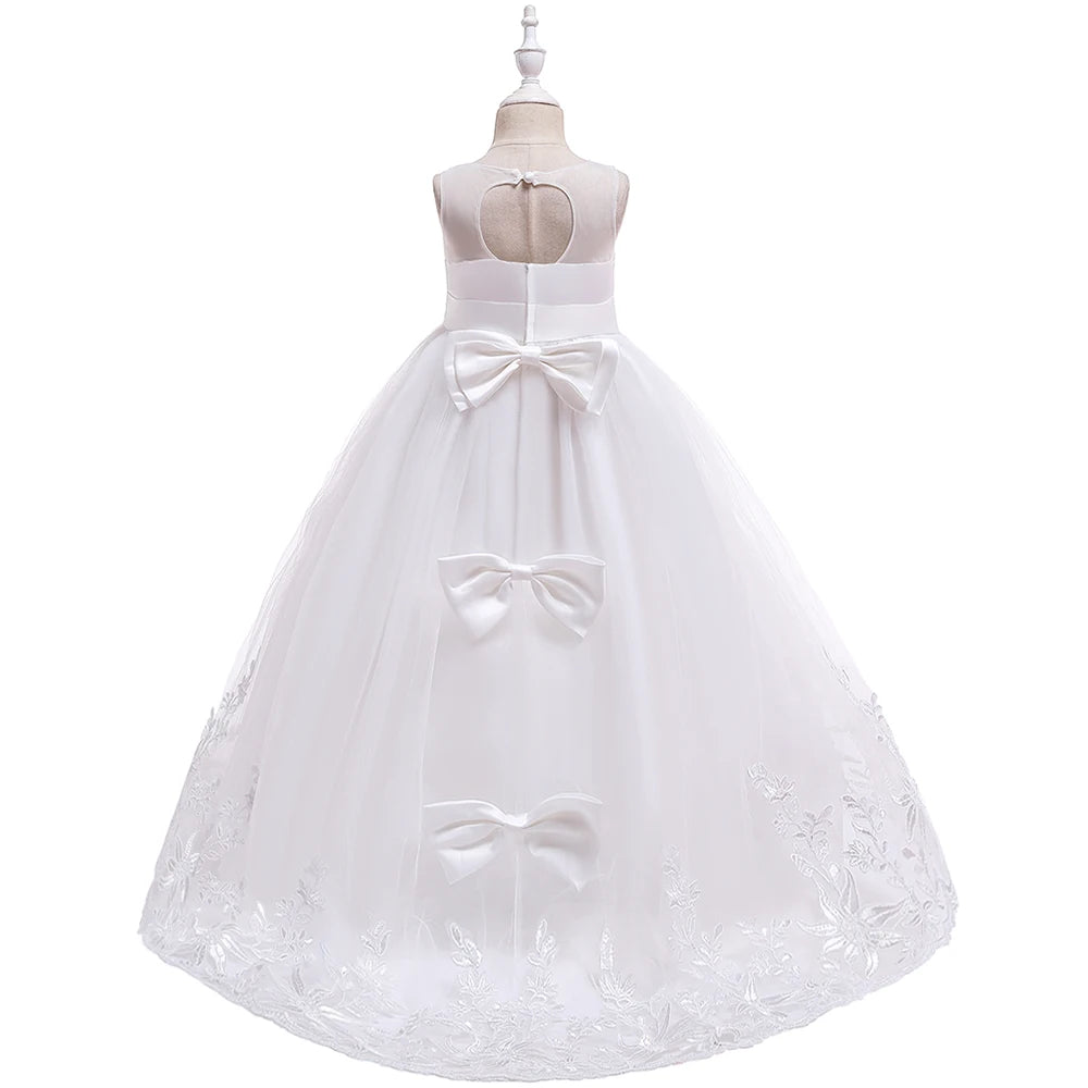 White Lace First Communion Dress