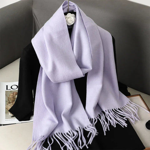 Soft Solid Winter Scarf