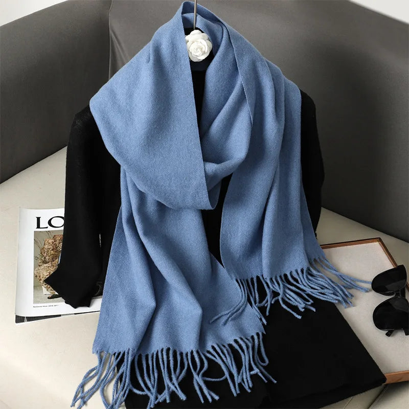 Soft Solid Winter Scarf