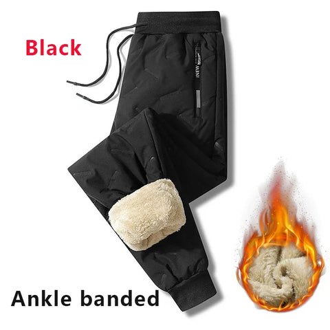Sherpa-Lined Sweatpants