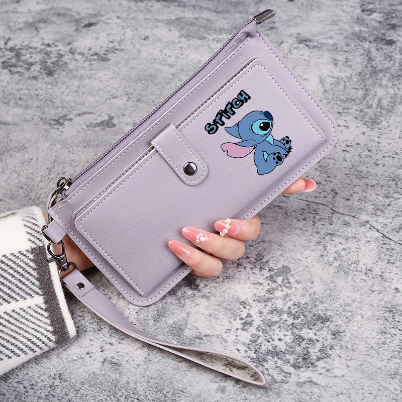 Disney Stitch Wallets for Women Anime Cartoon