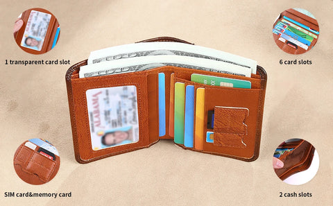 Slim Leather Wallet