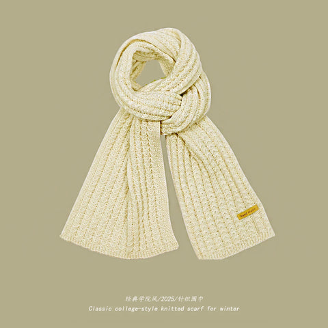 Chunky Rib-Knit Scarf