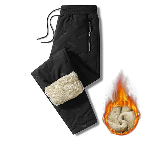 Sherpa-Lined Sweatpants