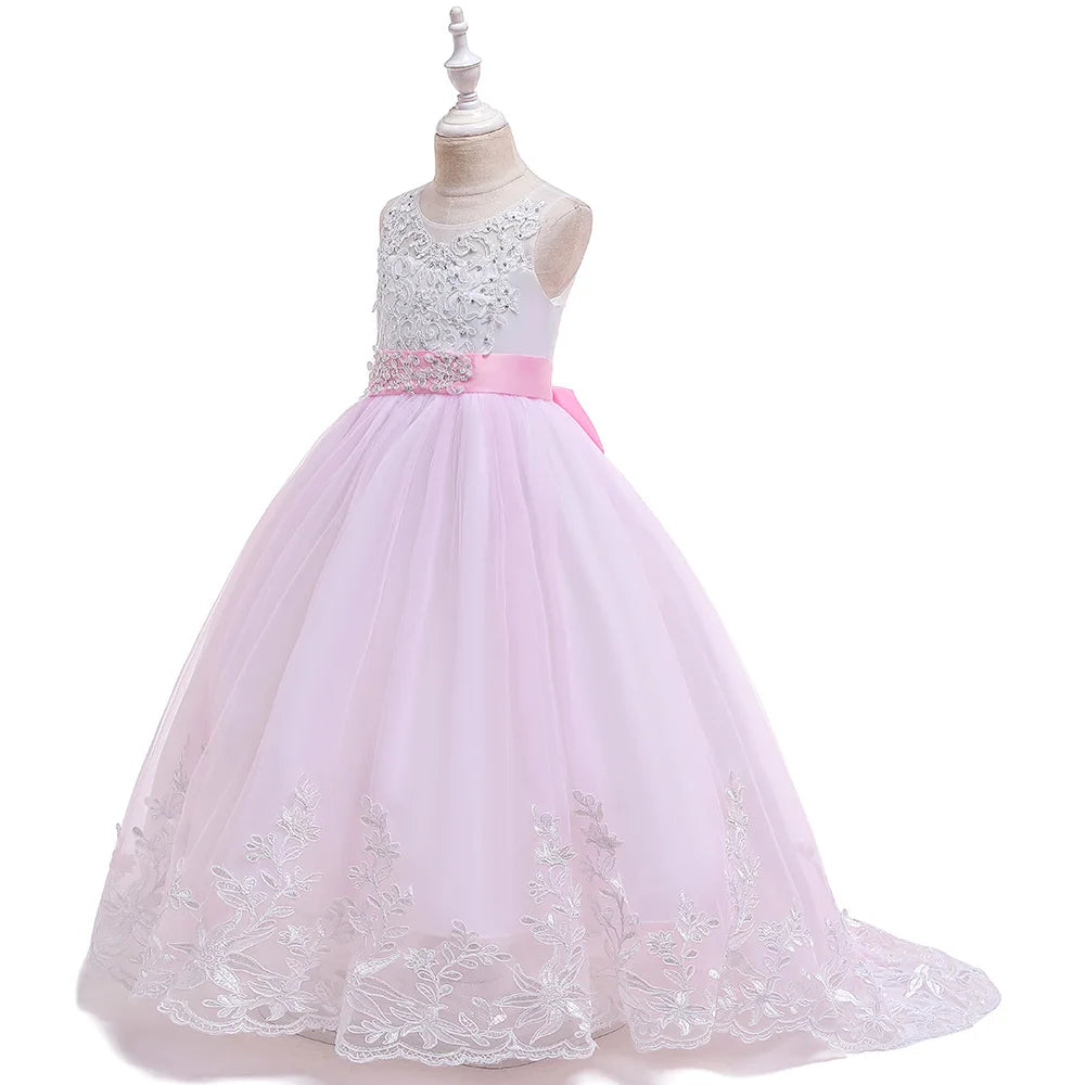 White Lace First Communion Dress