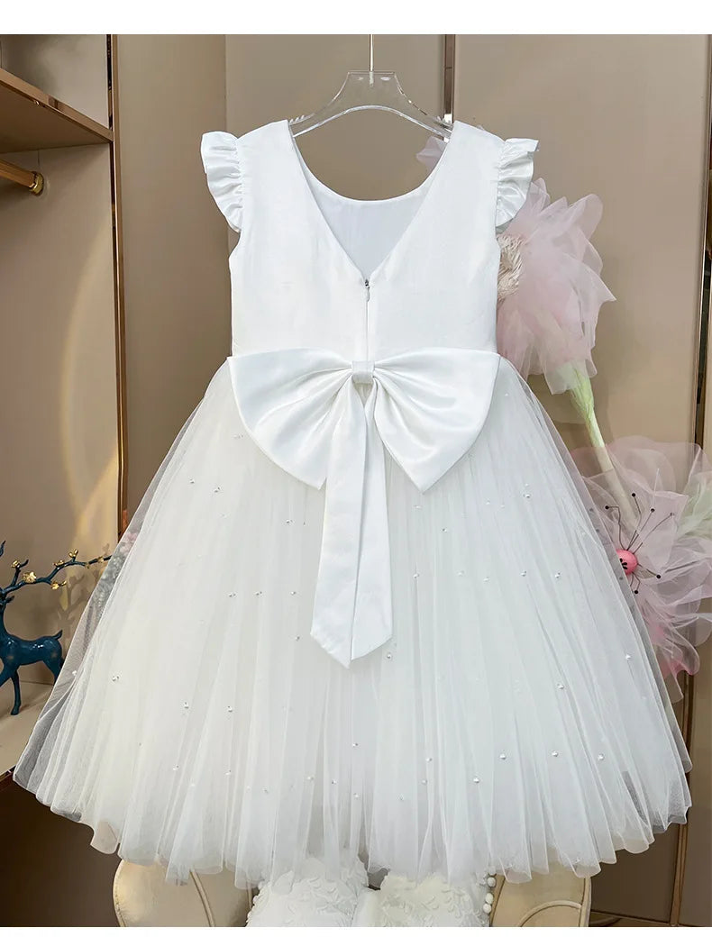 Tulle Party Dress with Big Back Bow