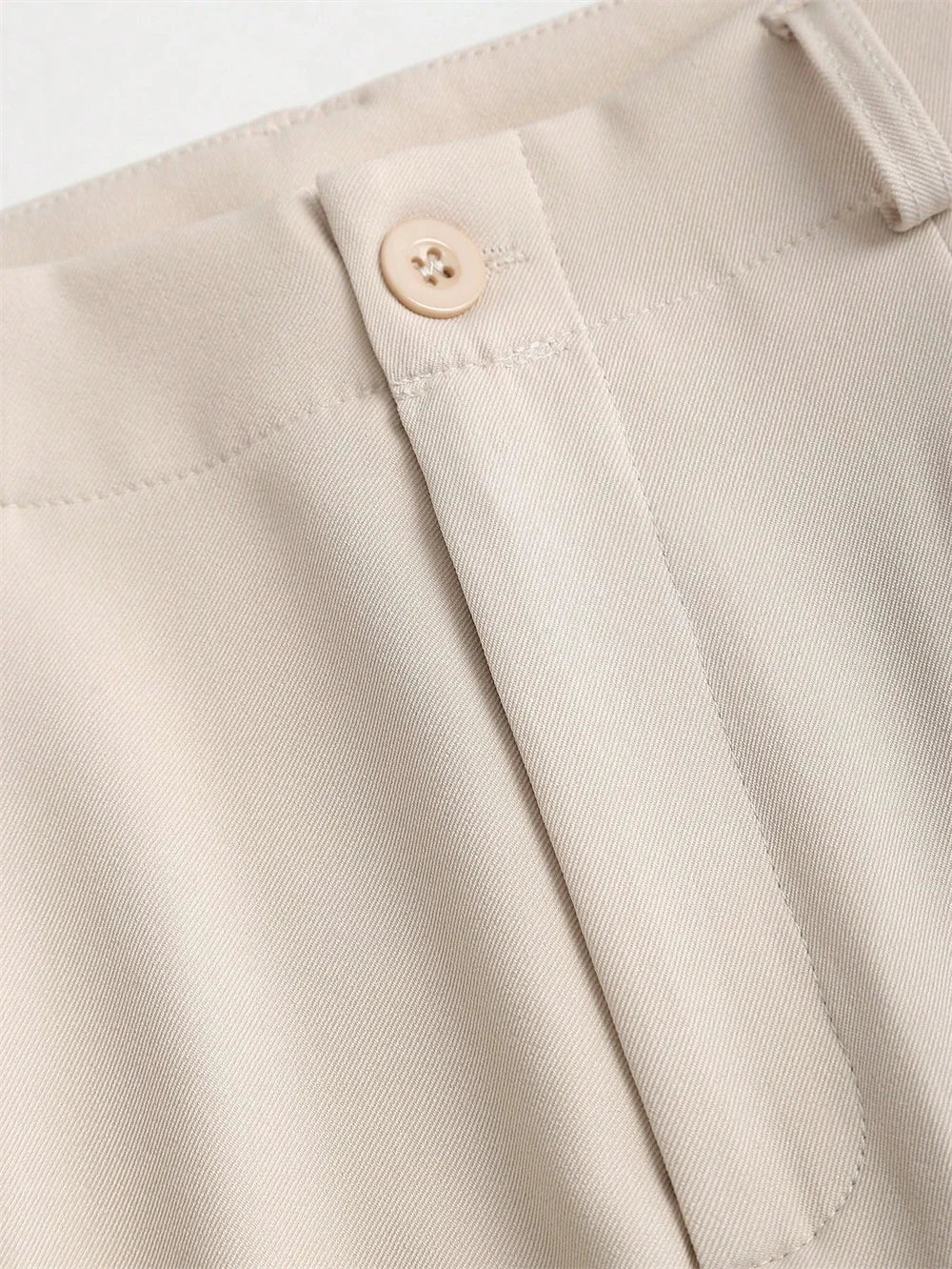 Pleated Wide-Leg Trousers