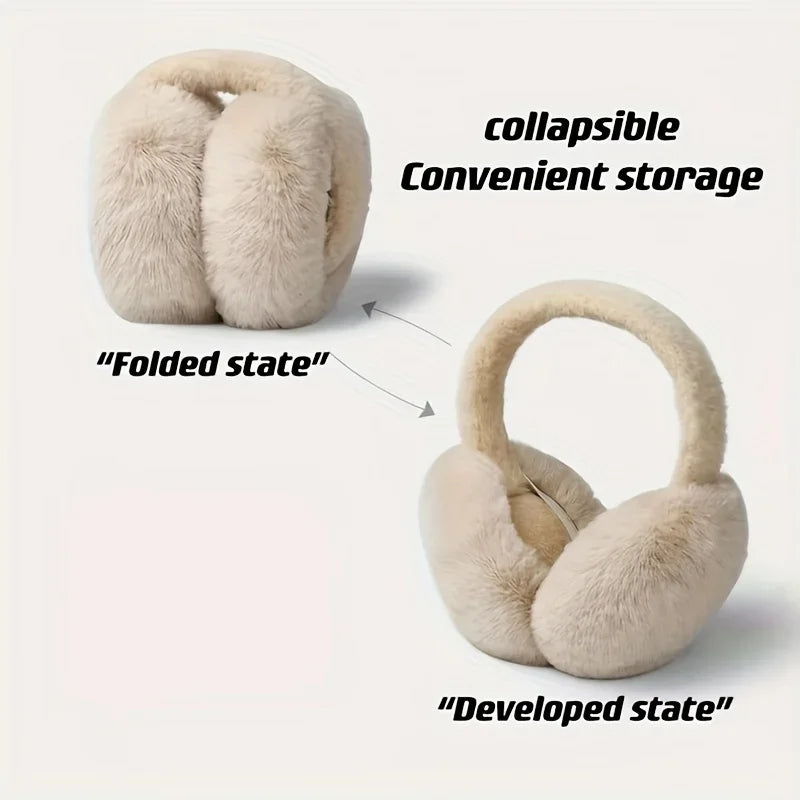 Foldable Faux Fur Earmuffs