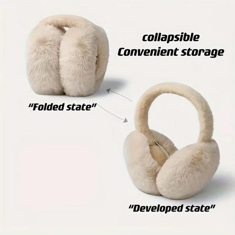 Foldable Faux Fur Earmuffs