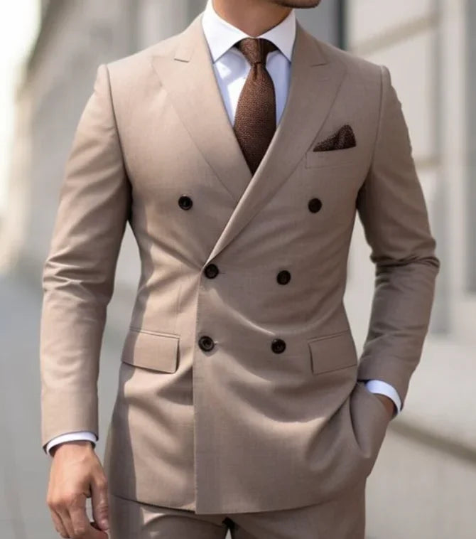 High Quality Double Breasted  Men's Suits