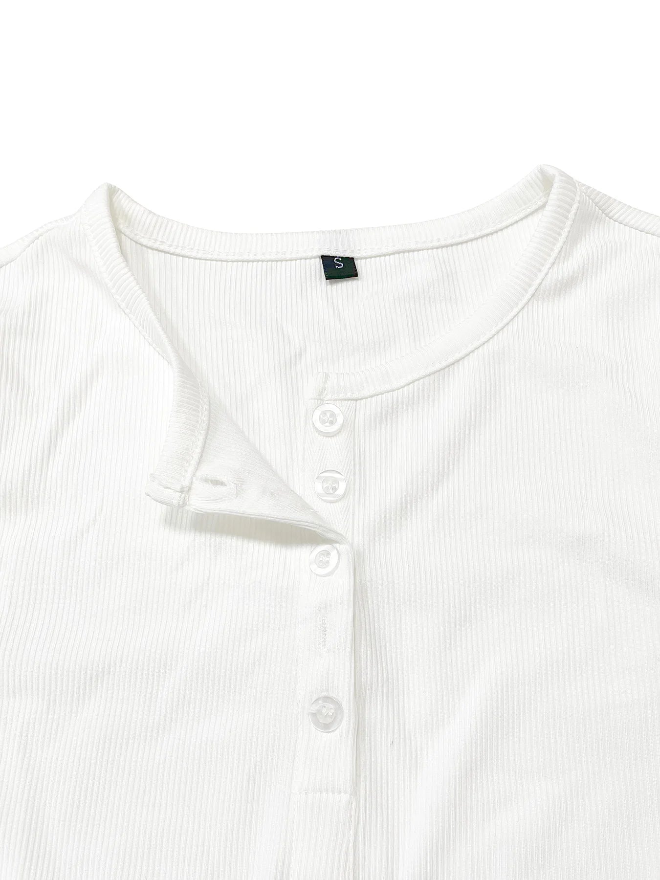 Ribbed Henley Tee