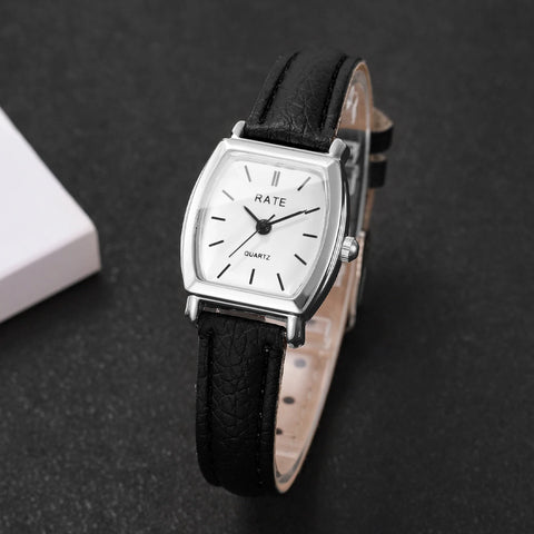 Minimalist Leather-Strap Watch