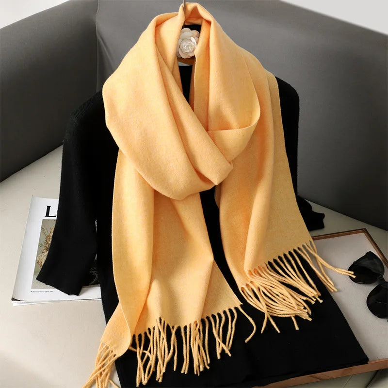 Soft Solid Winter Scarf