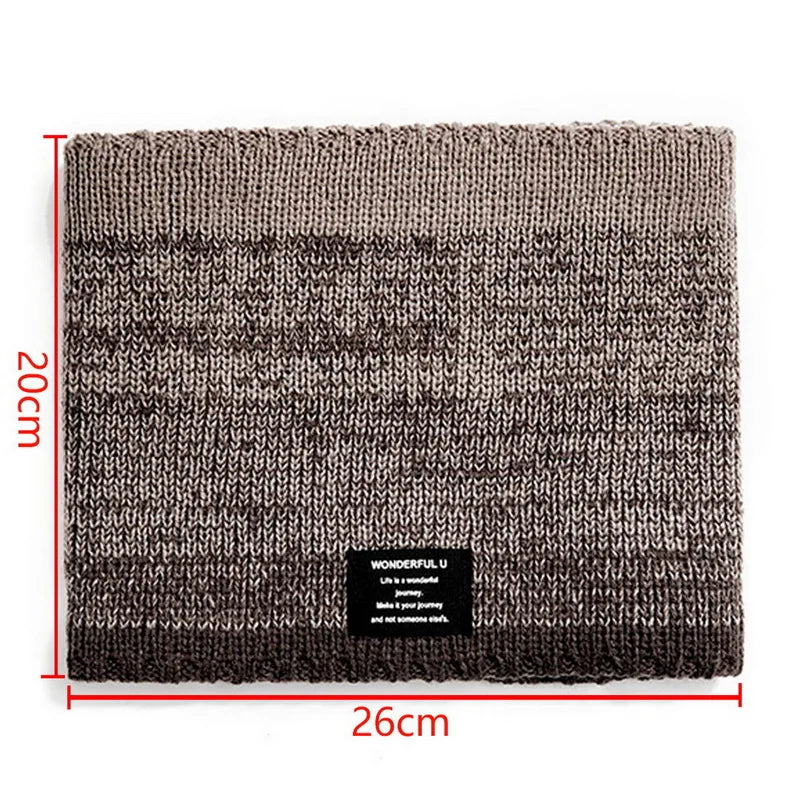 Fleece-Lined Knit Neck Warmer