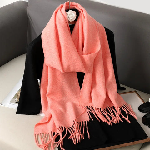 Soft Solid Winter Scarf