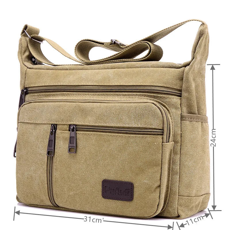 Canvas Messenger Bag