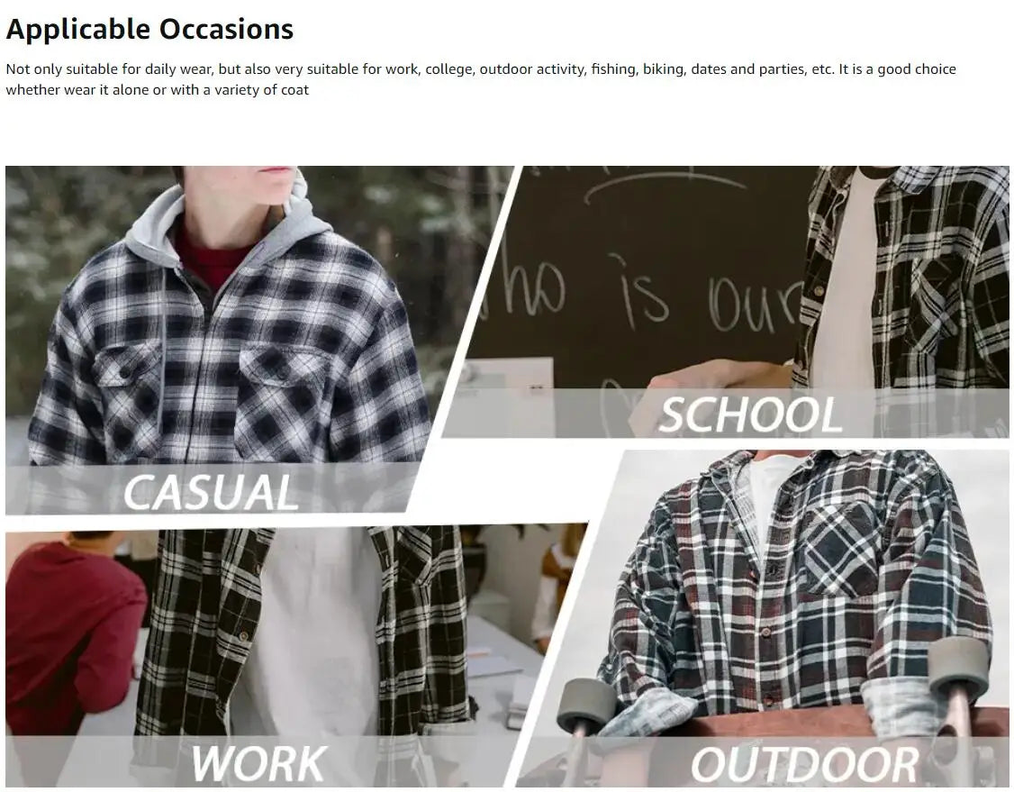 Plaid Flannel Overshirt