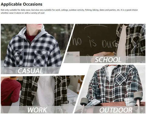 Plaid Flannel Overshirt