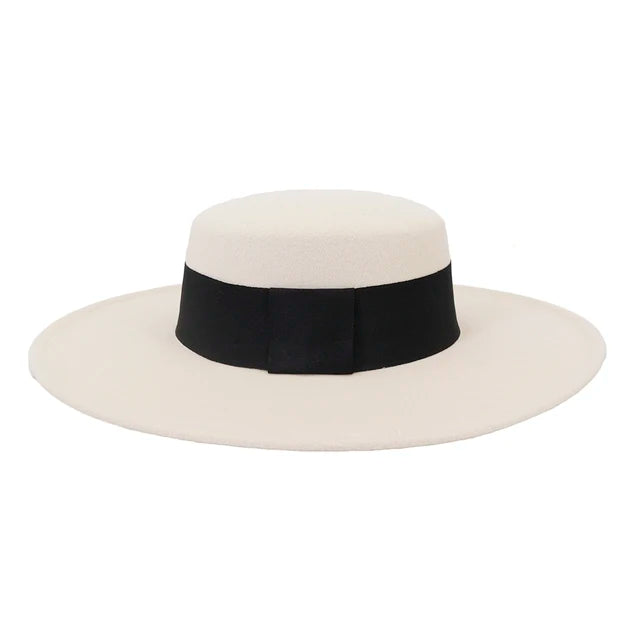 Wide-Brim Felt Hat