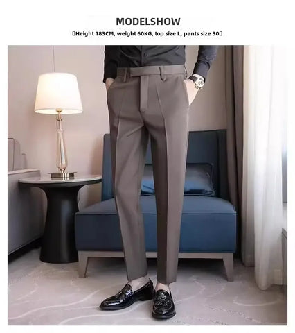 English Gentleman's Coffee Color Business Suit Pants