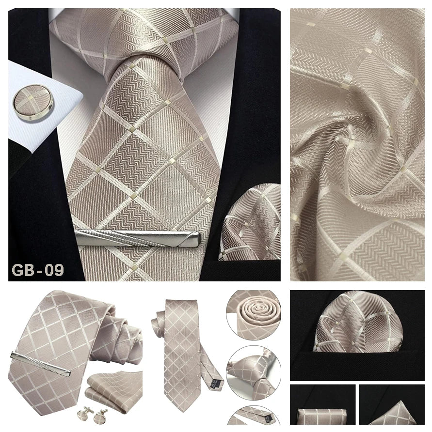 Tie, Clip & Pocket Square Set