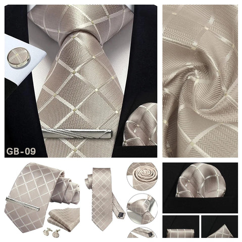 Tie, Clip & Pocket Square Set