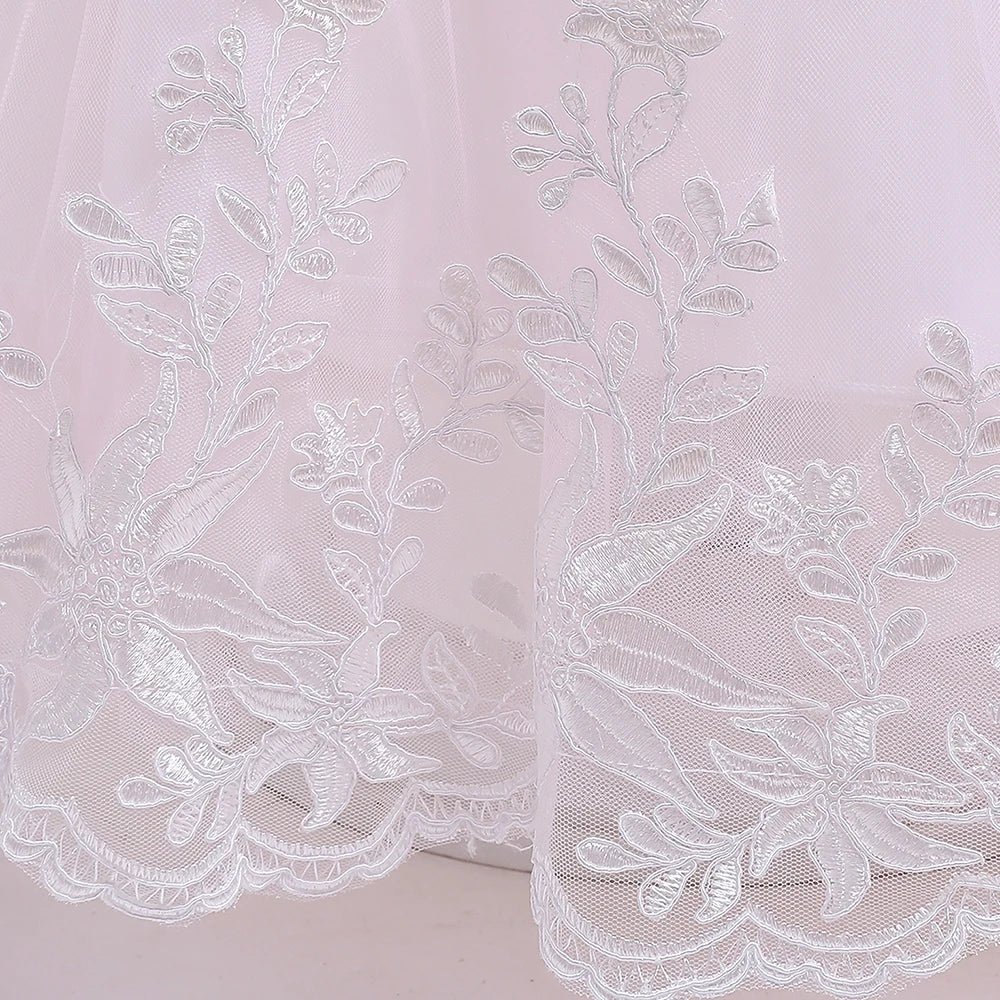 White Lace First Communion Dress