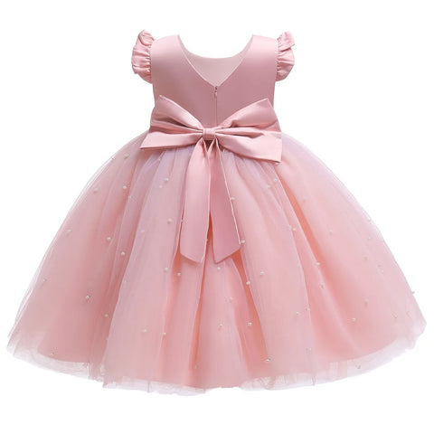 Tulle Party Dress with Big Back Bow
