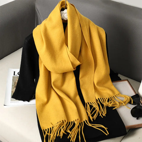 Soft Solid Winter Scarf