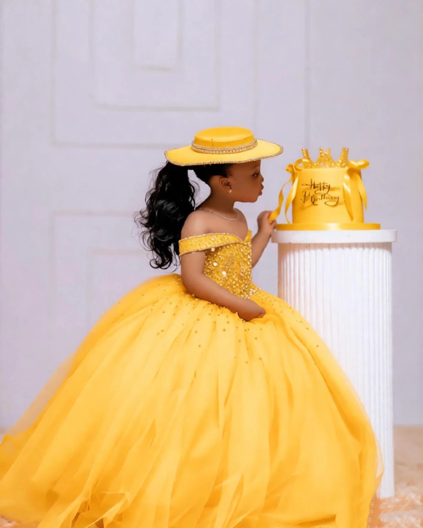 Crystal Tulle Pageant Ball Gown