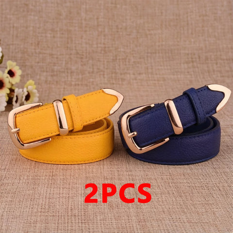 Classic Gold-Buckle Belt