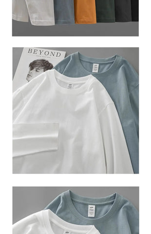 Long-Sleeve Cotton Tee