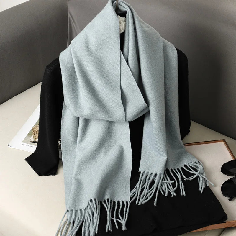 Soft Solid Winter Scarf