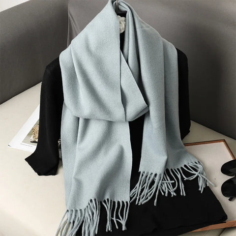 Soft Solid Winter Scarf