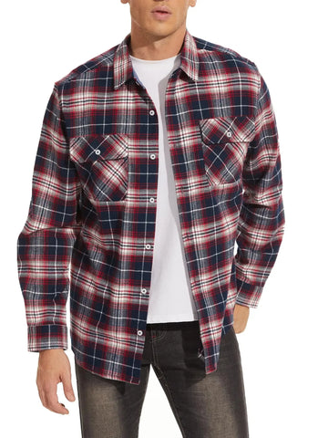 Plaid Flannel Overshirt