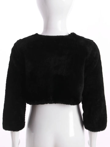Girls' Faux-Fur Bolero Shrug