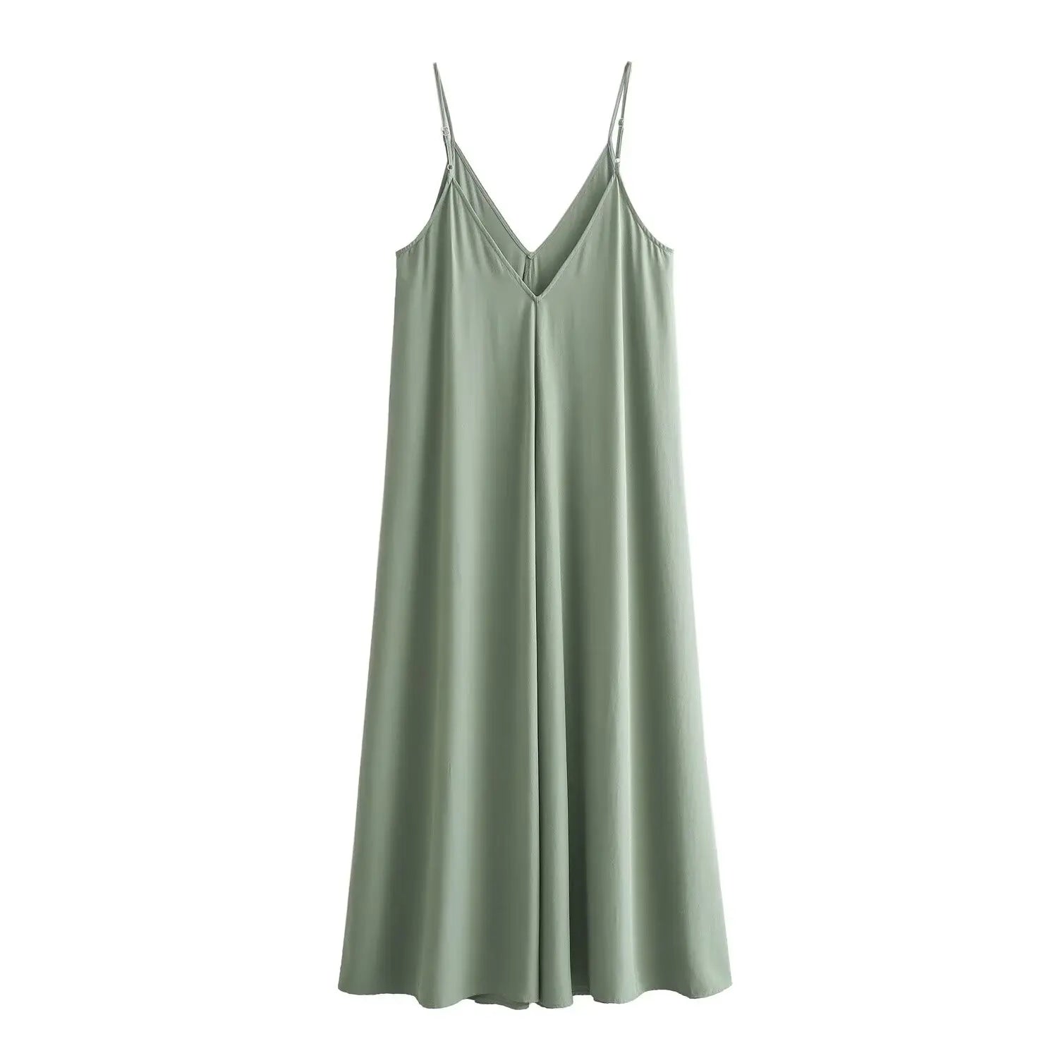 Black Slip Long Dresses