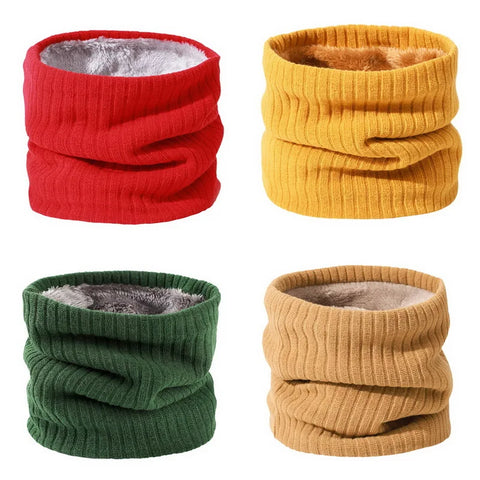 Fleece-Lined Knit Neck Warmer