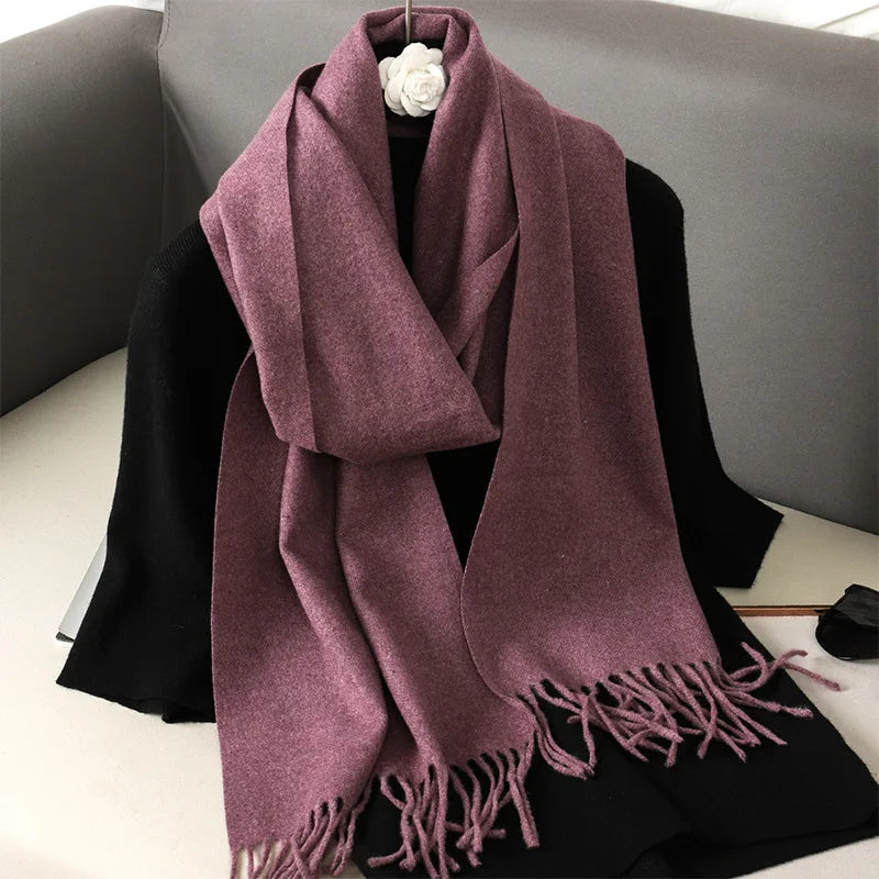 Soft Solid Winter Scarf