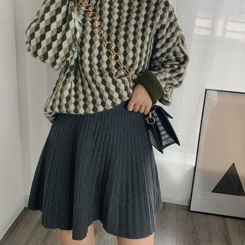 Knit Midi Skirt