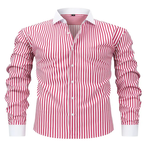 Stripes Business Casual Shirt