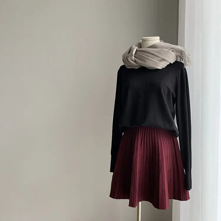 Knit Midi Skirt