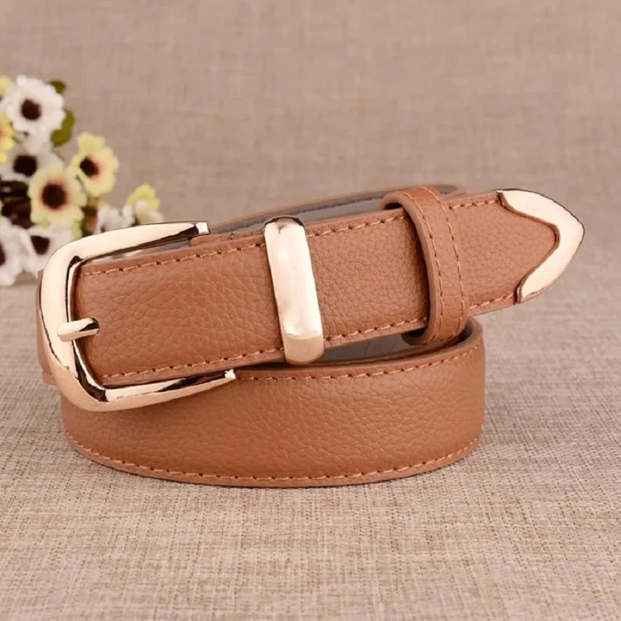 Classic Gold-Buckle Belt
