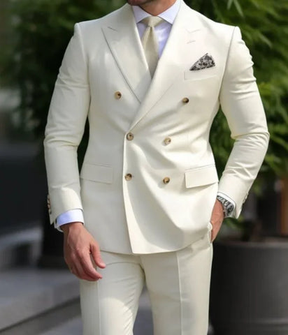 High Quality Double Breasted  Men's Suits