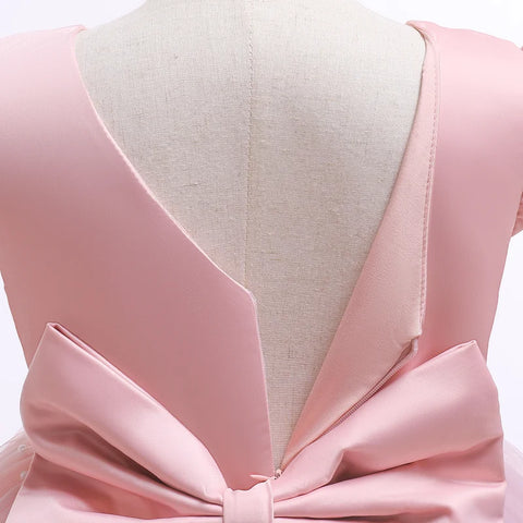 Tulle Party Dress with Big Back Bow